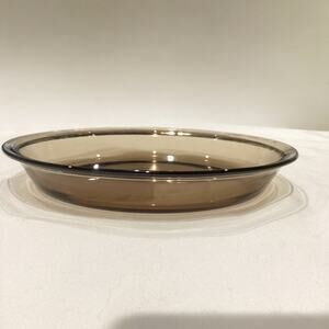 Pyrex Amber Brown Glass Pie Plate #209